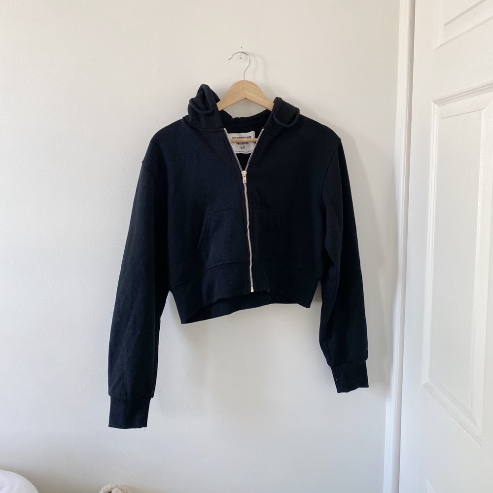 Cropped hoodie